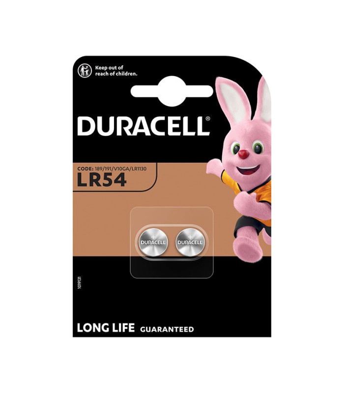 PILA ALC.BOTON LR54 DR BL.2 UN. DURACELL