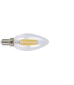 LAMP.LED FILAM.VELA  E14 4W 2700K TRANSP