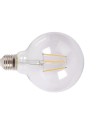 LAMP.LED FILAM.GLOBO G95  6W 2700K TRANS