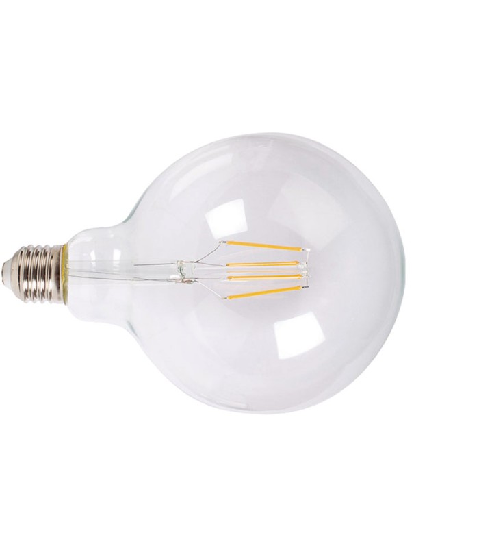 LAMP.LED FILAM.GLOBO G125  6W 2700K TRAN