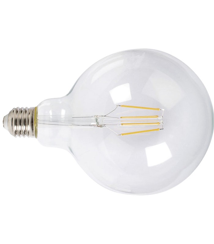LAMP.LED FILAM.GLOBO G125  8W 2700K TRAN