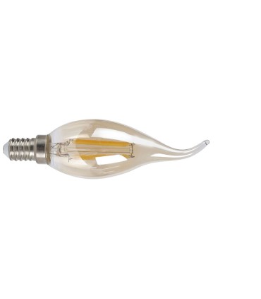 LAMP.LED FILAM.VELA  DEC.E14 4W 2500K VT