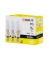PACK 3 VELA LED DUOLEC 7W 4000K 560LM