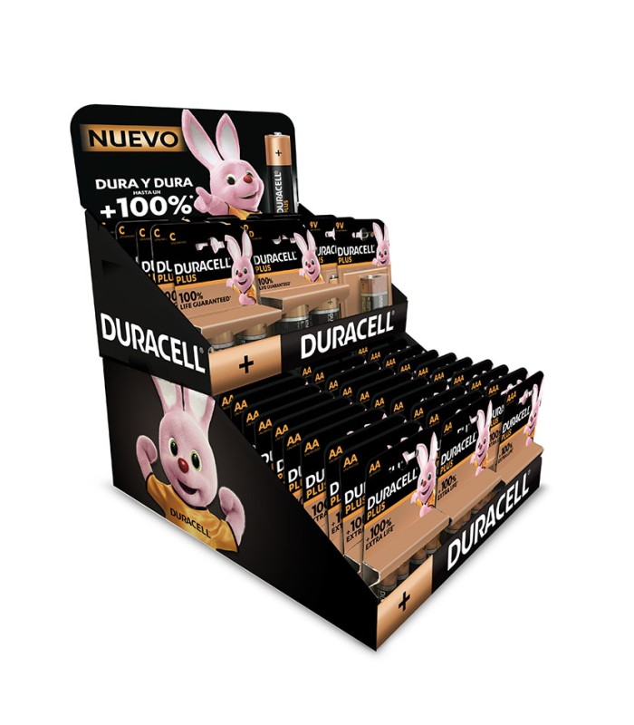 DISPLAY GAMA PLUS POWER 90 UN. DURACELL