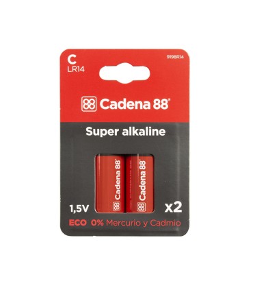 PILA ALCALINA C - LR14 BL.2 CADENA 88