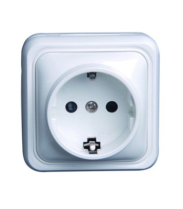 BASE ENCHUFE 10/16A 250V CON TT