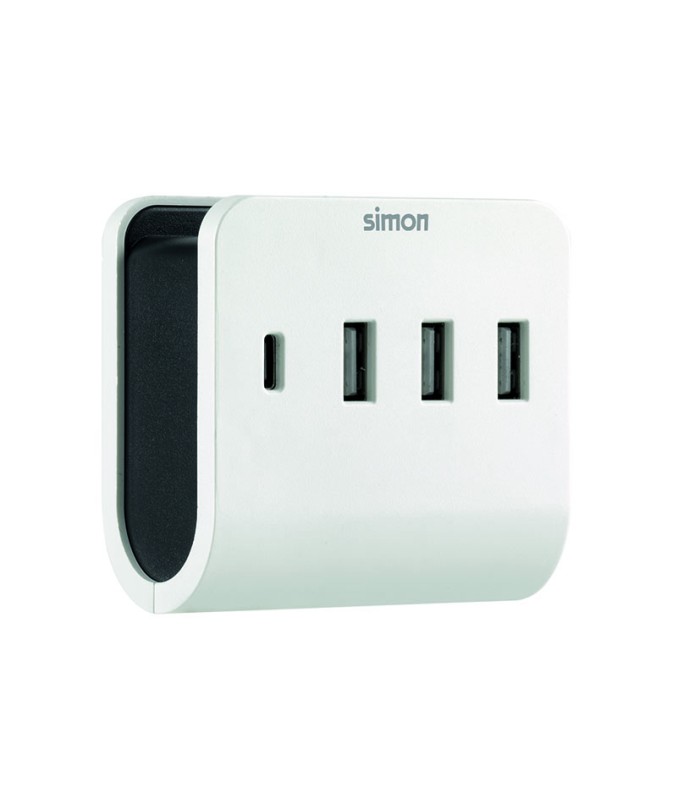 ADAPTADOR 3 USB A + USB C SIMON