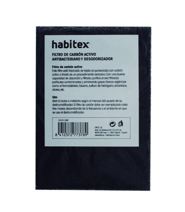 FILTRO CARBON ACT. DESHUMI.H1200.HABITEX