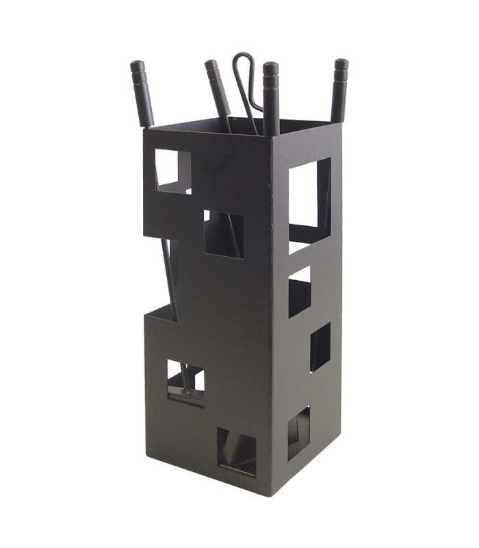 JUEGO ACC. CHIMENEA CUADRADO.