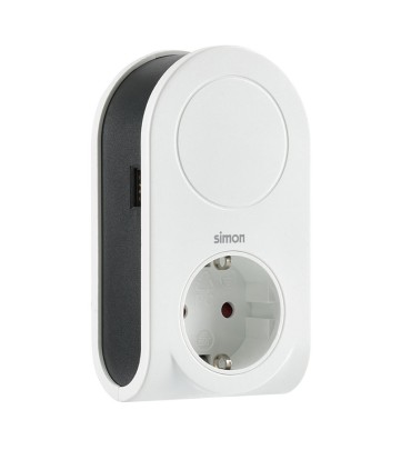 ADAPTADOR 3 CLAVIJAS USB CABLE ENROLL.