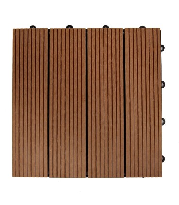 BALDOSA COMPOSITE 30x30x2 CM MADERA