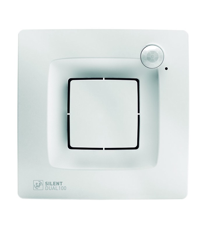 EXTRACTOR BAÑO S&P SILENT DUAL 100 90m³