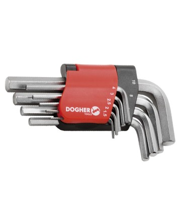 JUEGO LLAV MACHO HEX CORTA 9 PZAS 1,5-10