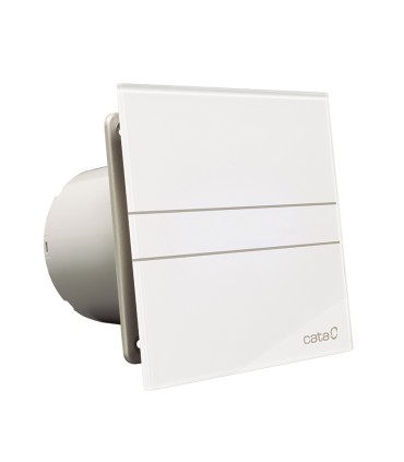 EXTRACTOR BAÑO 100MM 8W GLASS TIMER BCO