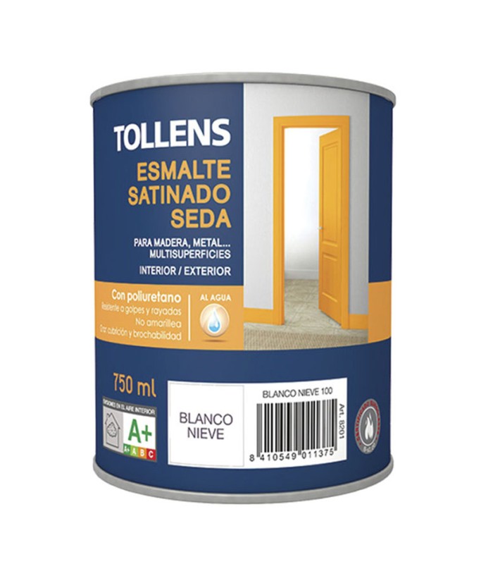 ESMALTE SATINADO SEDA BLANCO NIEVE 750ML