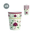 VASOS 266 ML. NAVIDAD 6 UNIDADES