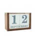 CALENDARIO MADERA