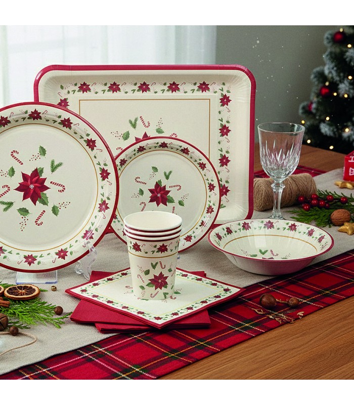 BOL 17.5 CM. NAVIDAD 6 UNIDADES