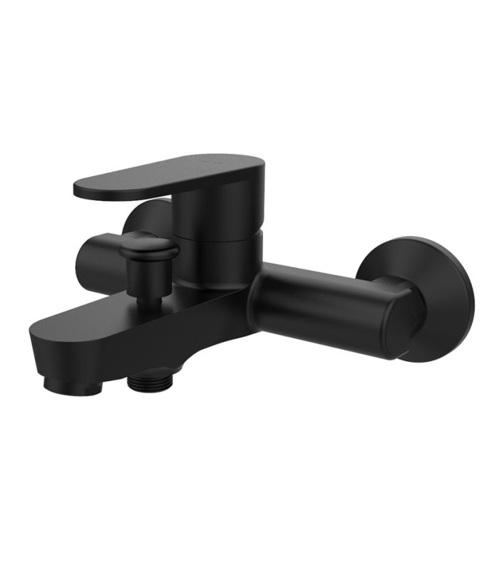 GRIFO MONOMANDO BAÑO-DUCHA NEGRO LUCA