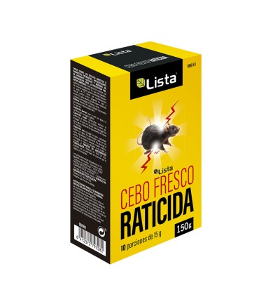 CEBO FRESCO RATICIDA. 150GR