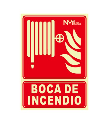 SEÑAL BIE PVC 0,7 CLASE B 210X300MM