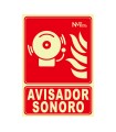 SEÑAL AVISADOR SONORO  210X300MM