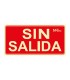 SEÑAL SIN SALIDA PVC 0,7MM 320X160MM