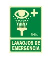 SEÑAL LAVAOJOS DE EMERGENCIA PVC 0,7MM