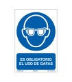 SEÑAL OBLIG EL USO DE GAFAS  210X300MM