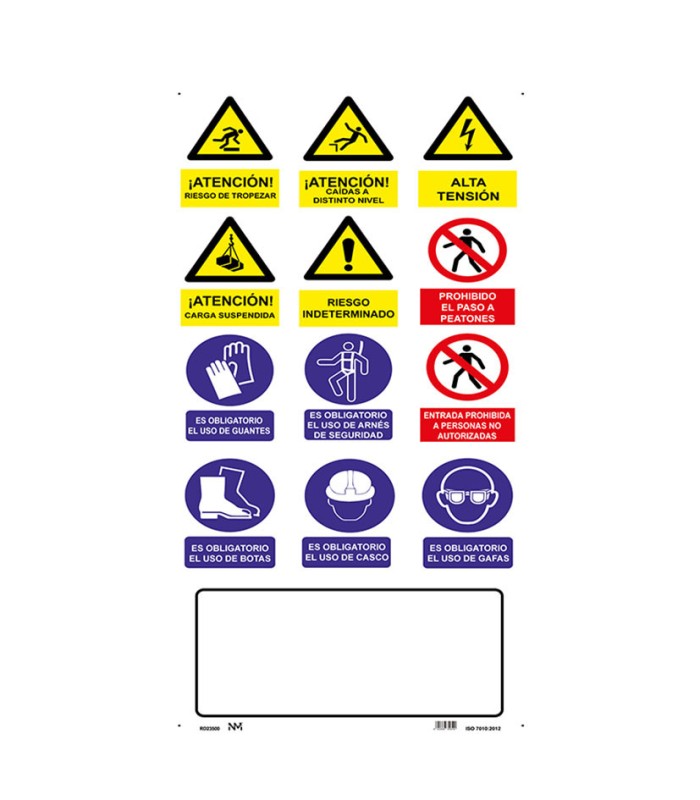 CARTEL MULTIPLE VERTICAL  500X900MM