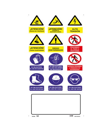 CARTEL MULTIPLE VERTICAL  500X900MM