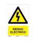SEÑAL RIESGO ELECTRICO PVC 210X300MM
