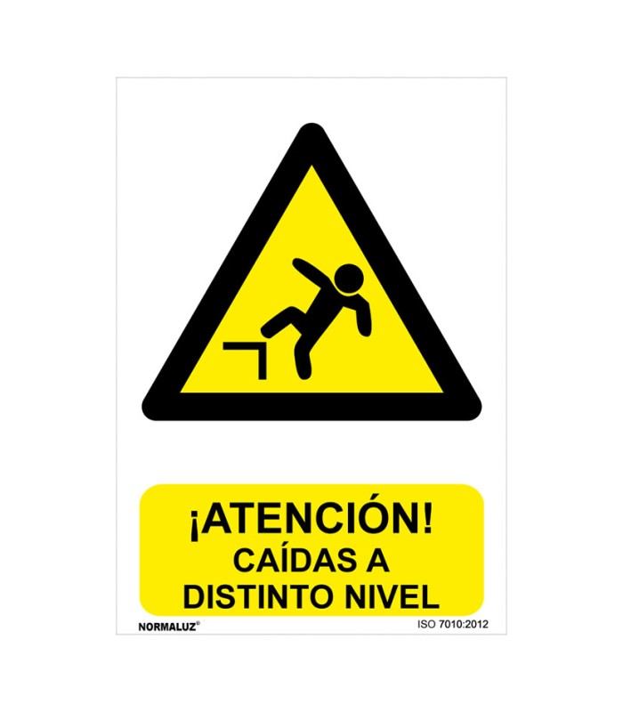 SEÑAL PELIGRO CAIDAS A DISTINTO NIVEL