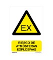 SEÑAL PELIG ATMOSFERAS EXPLOS 210X300MM