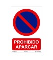 SEÑAL PROHI APARCAR PVC 0,7MM 210X300MM