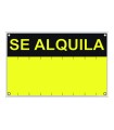 SEÑAL SE ALQUILA  PVC 0,4mm AMARILLO