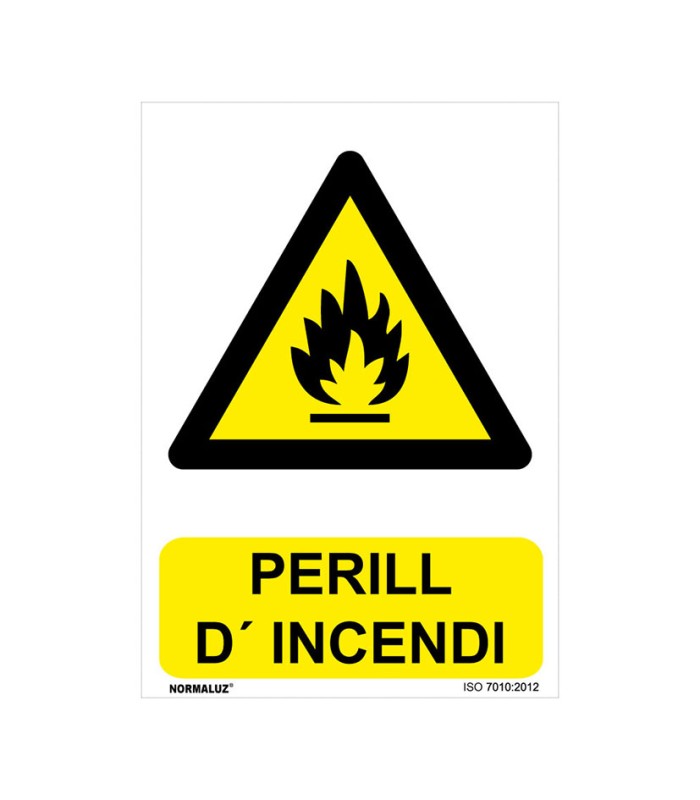 SEÑAL PERILL D'INCENDI