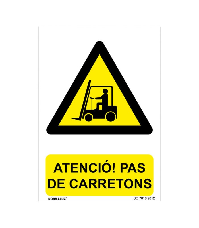 SEÑAL PERILL PAS DE CARRETONS