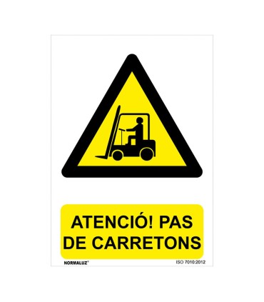 SEÑAL PERILL PAS DE CARRETONS