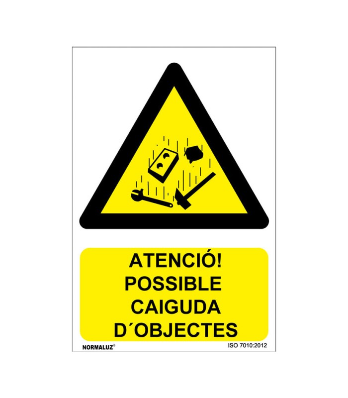 SEÑAL PERILL POSSIBLE CAIGUDA D'OBJECTES