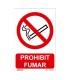 SEÑAL PROHIBIT FUMAR PVC 0,7mm 210X300mm