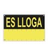 SEÑAL ES LLOGA PVC 0,4mm AMARILLO