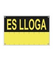 SEÑAL ES LLOGA PVC 0,4mm AMARILLO
