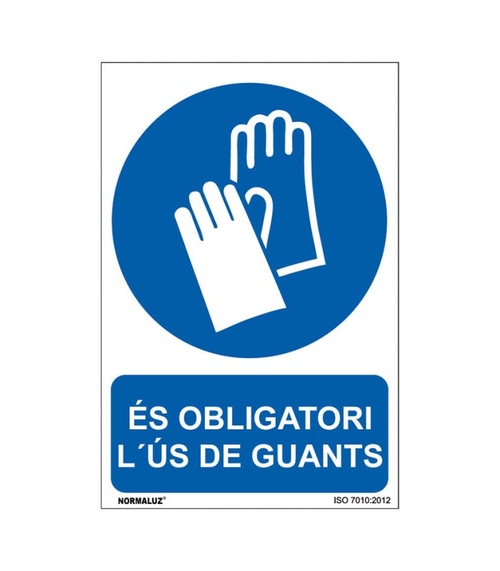 SEÑAL OBLIGATORI US DE GUANTS