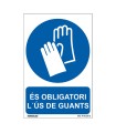 SEÑAL OBLIGATORI US DE GUANTS