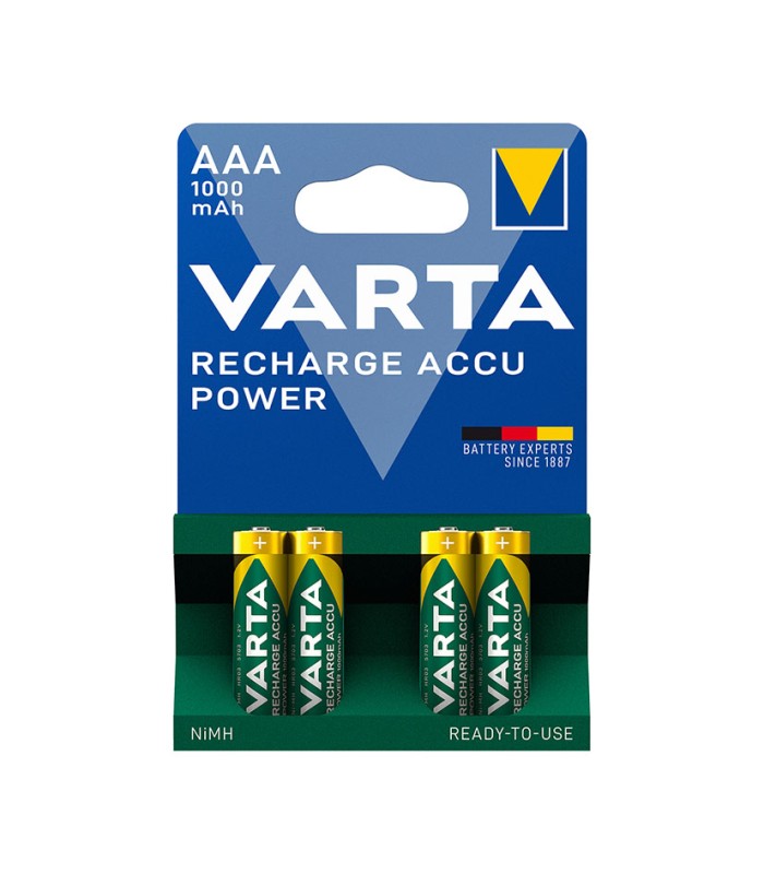 BL.4 PILAS REC.AAA 1000 MAH READY TO USE