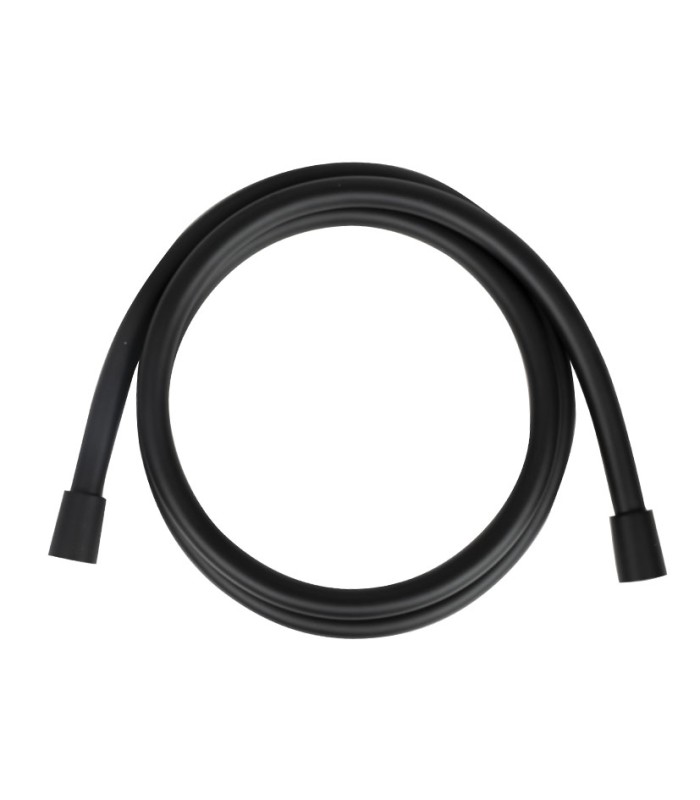 FLEXO DUCHA PVC NEGRO MATE 1,70 HABITEX