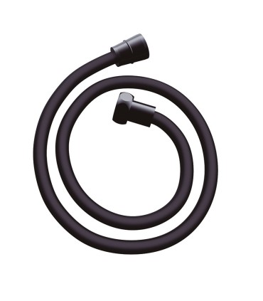 FLEXO DUCHA PVC NEGRO MATE 1,7M HABITEX