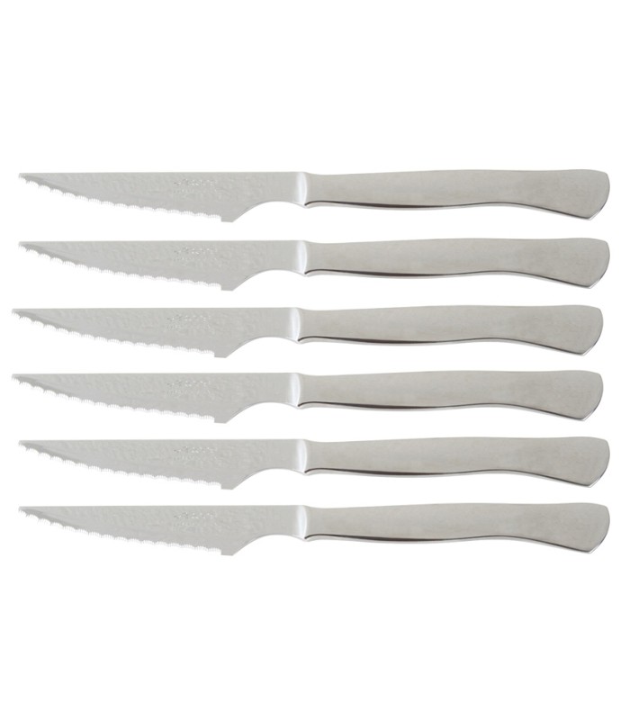 CUCHILLO. SET 6 CHULETEROS MONOBLOCK
