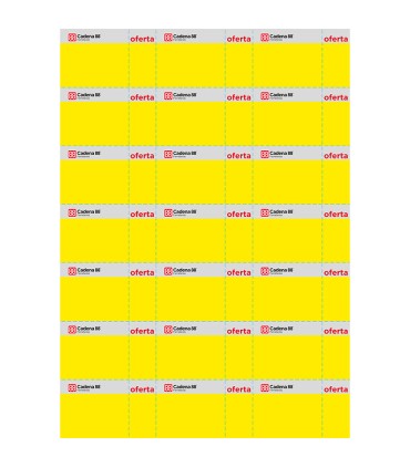 ETIQUETAS OFERTA C88 70X40 100 HOJAS